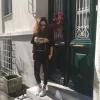 ΓΥΝΑΙΚΕΙΟ ΠΑΝΤΕΛΟΝΙ CHINOS ΔΕΡΜΑΤΙΝΗ B8896 ΜΑΥΡΟ