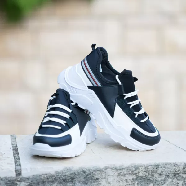 ΓΥΝΑΙΚΕΙΟ ΠΑΠΟΥΤΣΙ SNEAKERS MOHICANS N970 ΜΑΥΡΟ