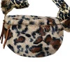 Γυναικείο bum bag τσαντάκι Λεοπάρδαλη Mohicans Η3332-1