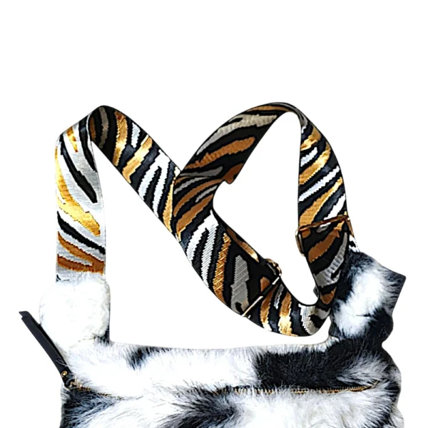 Γυναικείο bum bag τσαντάκι Ζέβρα Mohicans Η3332-2