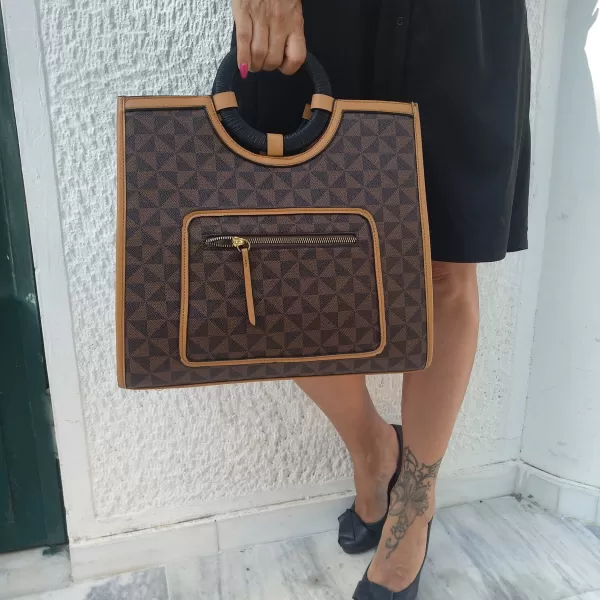 ΓΥΝΑΙΚΕΙΑ ΤΣΑΝΤΑ ΩΜΟΥ MOHICANS BAG98805 ΚΑΦΕ