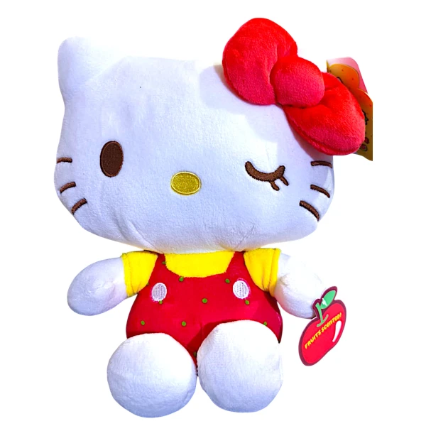 Hello Kitty 25cm με Φρουτένιο Άρωμα Κόκκινο με Ματάκι Fruits Scented 1440-25751-3