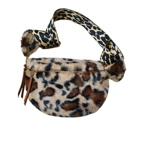 Γυναικείο bum bag τσαντάκι Λεοπάρδαλη Mohicans Η3332-1
