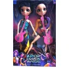 K-Pop Demon Hunters 38cm Σετ Rumi & Zoey με κιθάρες & Κάρτες 51549-2 Μπλε
