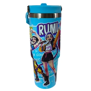 K-Pop Demon Hunters Θερμός Παγούρι Ζεστό Κρύο 900ml 70807-1 Μπλε