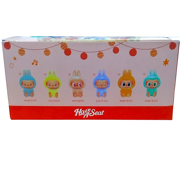 Labubu Monsters με Φως Λούτρινο Πλαστικό Πρόσωπο Have A Seat Vinyl Plush Blind Box 1440-47269