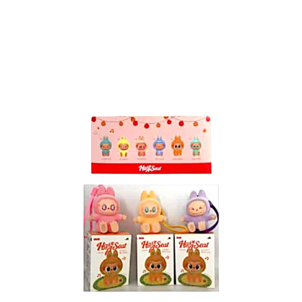 Labubu Monsters με Φως Λούτρινο Πλαστικό Πρόσωπο Have A Seat Vinyl Plush Blind Box 1440-47269
