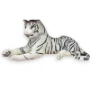 Λούτρινη  Χνουδοτή Ξαπλωτή Τίγρης Mohicans 85cm 1440-3047 Λευκό