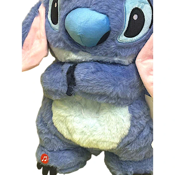 Λούτρινο Lilo & Stitch 3 σε 1 που αναπνέει μουσική και κουνάει τα αυτιά 40cm 1440-51088-1 Μπλε