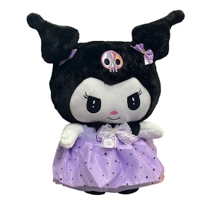 Λούτρινο Sanrio Kuromi Hello Kitty 50cm 1440-246-66 Μωβ