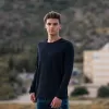 ΑΝΔΡΙΚΗ ΜΠΛΟΥΖΑ T-SHIRT ΜΑΚΡΥ ΜΑΝΙΚΙ MOHICANS 303 ΜΠΛΕ