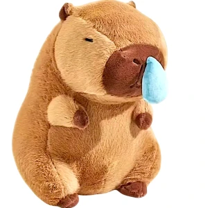 Mohicans Λούτρινο ζωάκι Καπιμπάρα (Capybara) με καταρροή στη μύτη και δόνηση 100cm 1440-86256-100 Καφέ