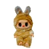Monsters Lovely Λούτρινο Labubu Πλαστικό Πρόσωπο Με Ήχο Have A Seat Vinyl Plush 24cm 1440-920250 Καφέ