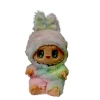Monsters Lovely Λούτρινο Labubu Πλαστικό Πρόσωπο Με Ήχο Have A Seat Vinyl Plush 24cm 1440-920250 Κίτρινο