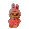 Monsters Lovely Λούτρινο Labubu Πλαστικό Πρόσωπο Με Ήχο Have A Seat Vinyl Plush 24cm 1440-920250 Ροζ