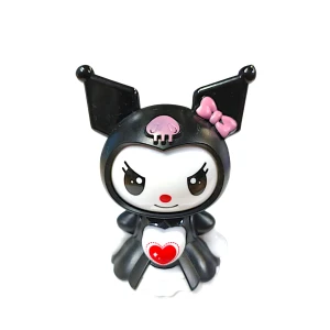 Μπρελόκ Kuromi Με Αλλαγή Προσώπων 9,5cm Μαύρο MANZ-04-01