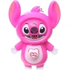 Μπρελόκ Stitch Με Αλλαγή Προσώπων 9,5cm Ροζ MANZ-02-2