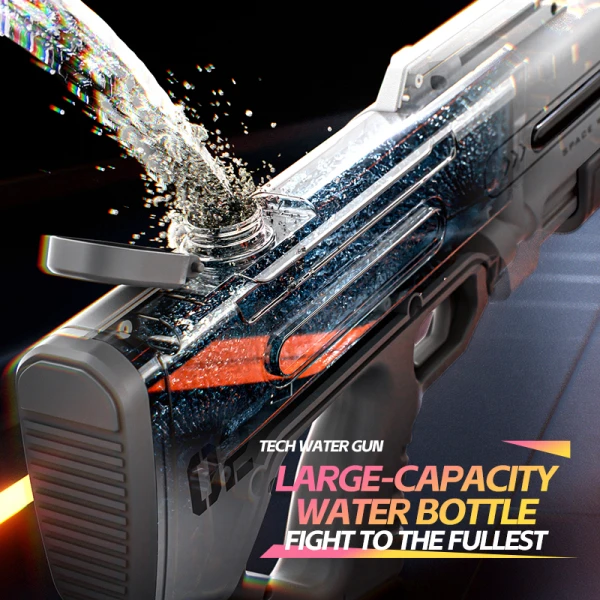 Νεροπίστολο Παιδικό παιχνίδι με διπλή κεφαλή σκοποβολής, αυτόματη αναρρόφηση νερού, δεξαμενή νερού μεγάλης χωρητικότητας για ισχυρές βολές μεγάλων αποστάσεων KB1510 Κόκκινο