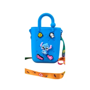Παιδικό Τσαντάκι Χειρός πορτοφόλι Stitch Σιλικόνη 10448-1 Μπλε