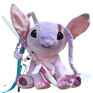 Πασχαλινή λαμπάδα Mohicans με Λούτρινο Disney 40cm Lilo & Stitch Leroy L126 Ροζ