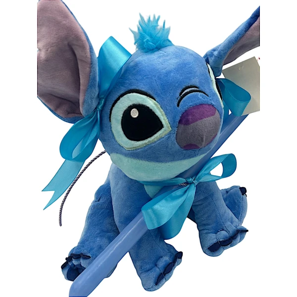 Πασχαλινή λαμπάδα Mohicans με Λούτρινο Disney Stitch 40cm L137
