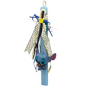 Πασχαλινή λαμπάδα Mohicans με PoP Disney Stitch 10cm L141