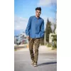 ΑΝΔΡΙΚΟ ΠΟΥΚΑΜΙΣΟ JEANS ΜΑΟ MOHICANS FT-402MAO ΜΠΛΕ