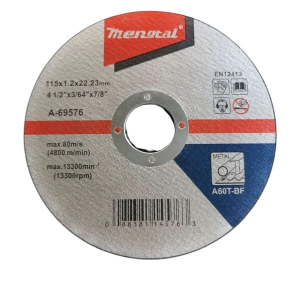 Δίσκος Κοπής Μετάλλου 115x1,2x22,23mm A60T 15376-18