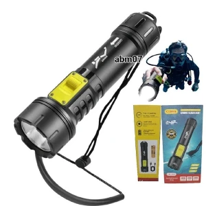 Φακός Χειρός Κατάδυσης LED 1000 Lumens 500W Μπαταρία λιθίου 21700 4.2V 9200mAh IPX8 Λευκό Φως BL-CB-D505