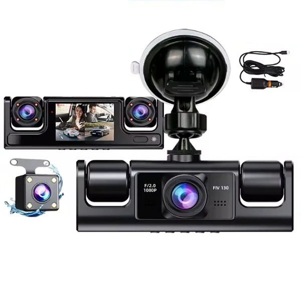 Kάμερα DVR 4 καναλιών με οθόνη 2", κάμερα οπισθοπορείας HD 1080p οχήματος XD25105