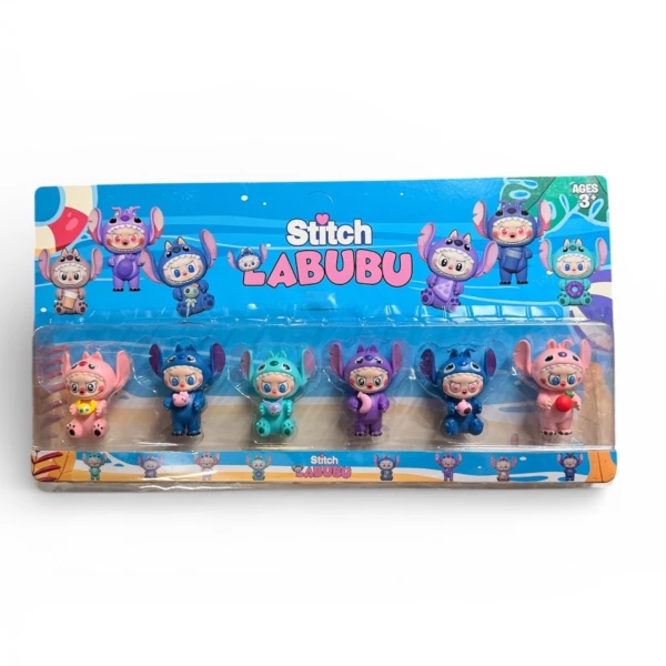Σετ Φιγούρες Stitch Labubu (6 τεμ.) 51112