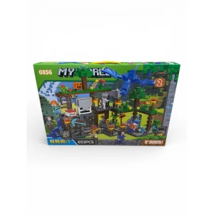 Minecraft Σετ Τουβλάκια Κατασκευών My World Ορυχείο Περιπέτειας 653 τεμ 0856 51242