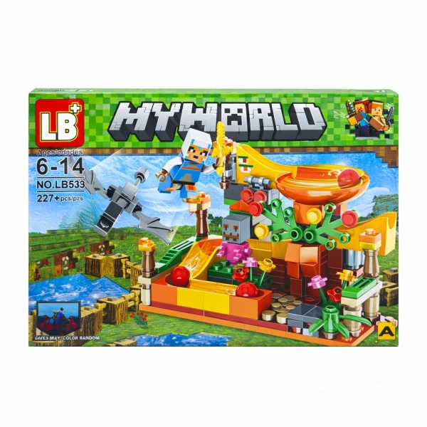 Σετ Τουβλάκια Κατασκευών My World Ηφαιστειακή Περιπέτεια LB533 227+ τεμ 51244A