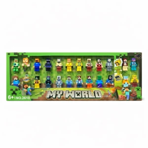 Σετ Φιγούρες Τύπου Minecraft MY WORLD 22 Τεμαχίων 51253