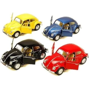 Kinsmart VW classical beetle. Μεταλλικο αυτοκινητο. Κλιμακα 1:36. Σετ 12 τεμαχιων. 521761-NN