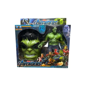 Σετ Φιγούρα Δράσης Avengers με Μάσκα & Φώτα/Ήχους - Hulk 24cm 5475B
