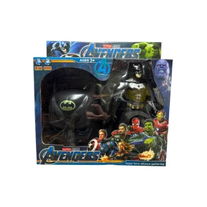 Σετ Φιγούρα Δράσης Super Hero με Μάσκα & Φώτα/Ήχους - Batman 24cm 5475F