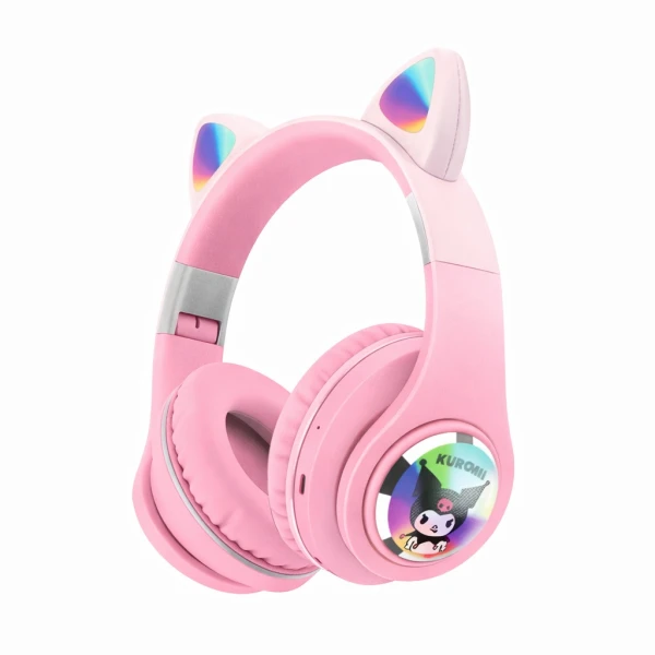 Kuromi Ακουστικά Headphones Παιδικά Ροζ 60740