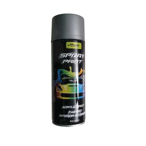 Aκρυλική εποξειδική βαφή 450ml σε σπρέι H013-Silver ασημί
