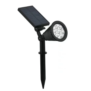 Προβολέας Καρφωτό Ηλιακό Φωτιστικό 7 LED 3W IP65 GF-7LED Θερμός φωτισμός
