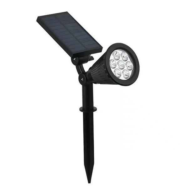Προβολέας Καρφωτό Ηλιακό Φωτιστικό 7 LED 3W IP65 GF-7LED RGB