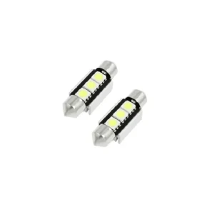 Σετ LED πλαφονιέρας C5W Canbus 36mm 12V 3 SMD ψυχρό λευκό 6000K 2τμχ XXM0031-36MM