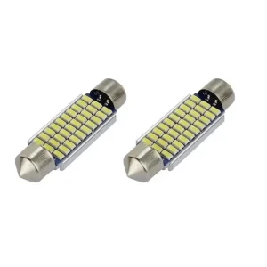 Λάμπες Σωληνωτές 39mm με 30 SMD LED 6500k 3014 Canbus 2τμχ 12v W05267-2