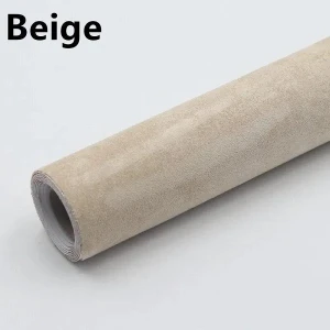 Αυτοκόλλητο σουέτ 60*100cm 120g εσωτερικού αυτοκινήτου W17319-3Y Μπεζ
