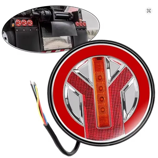 Φως Φορτηγού LED Αδιάβροχο 12-24V Φ140x38mm W17413-0