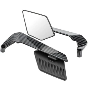 Σετ Καθρέφτες Oπισθοπορείας Μοτοσικλέτας Carbon Style W17580-7