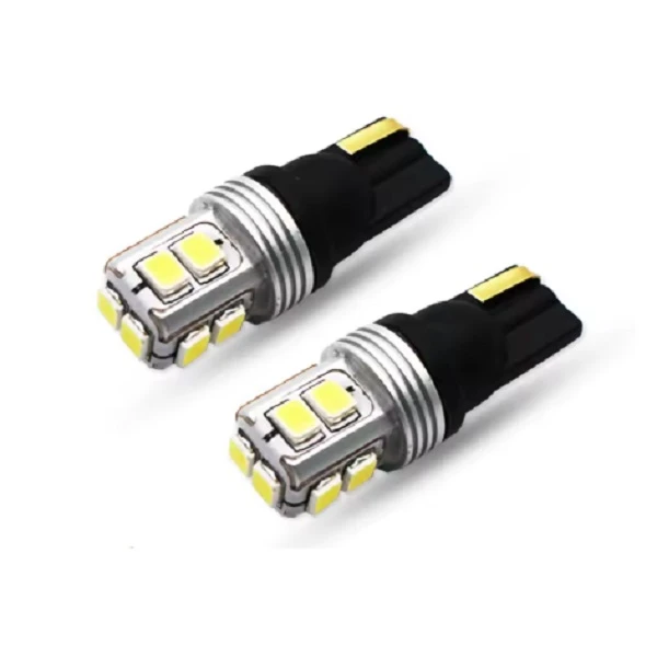 Σετ LED λάμπες αυτοκινήτου T10 12-30V 10 SMD 2τμχ. 0.8W W08680-2