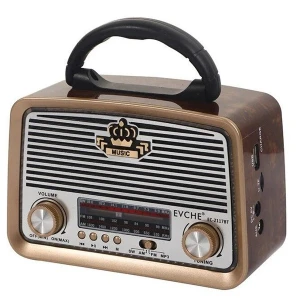 Φορητό ασύρματο Vintage ραδιόφωνο AM/FM/SW με Bluetooth ήχο κάρτας TF USB Flash Disk MP3 Player EC-2117BT