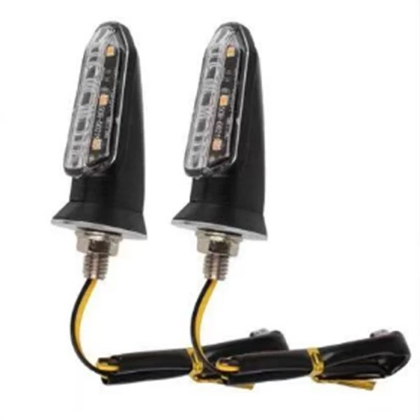 Μίνι φλας μηχανής LED 8MM με κίτρινο φωτισμό διαφανές SY-MTZXD0191
