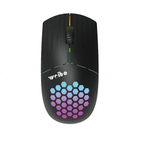 Ασύρματο Επαναφορτιζόμενο Ποντίκι Bluetooth RGB LED W06